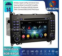 Android 14 Autoradio GPS Mercedes Benz W169 W245 Vito Sprinter Viano VW Crafter