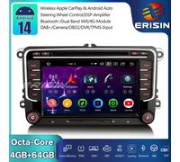 Android 14 Autoradio GPS Navi per VW Crafter Polo 6R Caddy Amarok T6 Skoda Yeti