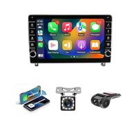 Android 14 Autoradio Lettore Multimediale per Peugeot 407 2004-2011 9 Pollici IPS Touchscreen con Bluetooth 4G WiFi SWC FM AM RDS Dab+ Android Auto(NF-7 8Core 8+256G)