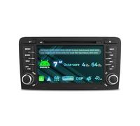 Android 14 Autoradio per Audi A3 2003-2012 & S3 8P 2006-2012 & RS3 Sportback 2011-2012, Radio da 7 pollici con lettore CD/DVD, Wireless Carplay/Android Auto GPS WiFi Bluetooth 4G SWC