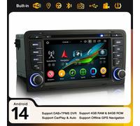 Android 14 Autoradio per Audi A3 S3 RS3 RNSE-PU Navi CarPlay WiFi DAB+ DVD 64GB