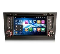 Android 14 Autoradio per Audi A6 S6 RS6 Allroad Supporta DVD DAB + Navi Carplay Android Auto Bluetooth WiFi A2DP RDS FM/AM DVB-T2 8 Core 4GB RAM + 64GB ROM