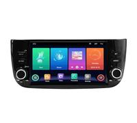 Android 14 Autoradio per Fiat Linea Punto Evo 2012-2015, 7 Pollici 2.5D Touchscreen Autoradio con Bluetooth Senza fili CarPlay GPS Telecamera Posteriore Comandi al volante(P2 WIFI 4-Core 1G+32G)