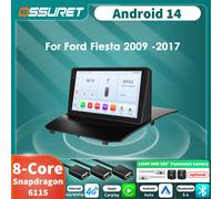 Android 14 Autoradio per Ford Fiesta 2009 2010 2011-2017 Lettore video multimediale Snapdragon 6115 Autoradio GPS 360 Cam Screen P1L
