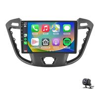 Android 14 Autoradio per Ford Transit Tourneo Custom 2013-2018 Wireless Carplay Android Auto touchscreen da 9" Wi-Fi navigazione GPS Bluetooth FM/RDS radio SWC+telecamera di retromarcia(8 core 4+64 GB