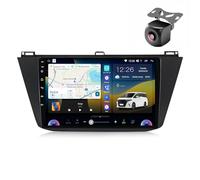 Android 14 Autoradio per Volkswagen Tiguan 2 Mk 2016 2017 2018 2019 2 DIN Stereo Car Tablet Pollici Schermo MP5 Lettore Multimediale Receiver GPS con RDS FM Carplay Android Auto (M500S 8core 4+64G)