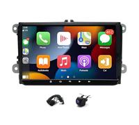 Android 14 Autoradio per VW Bora 2006-2015, 9 inch Touch Screen Doppel Din Autoradiocon Wireless Carplay Bluetooth WiFi FM/RDS AHD Backup Camera GPS Mirror Link 2+32G