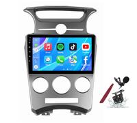 Android 14 Autoradio SAT Navi per K-IA Carens (2007-2011) Lettore multimediale Touchscreen da 9 Pollici con Navigazione GPS Carplay Wireless FM RDS Bluetooth 5G-WiFi SWC DSP,M500s