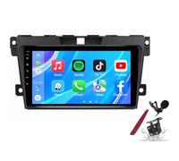Android 14 Autoradio SAT Navi per M-azda CX-7 (2008-2015) Lettore multimediale Touchscreen da 9 Pollici con Navigazione GPS Carplay Wireless FM RDS Bluetooth 5G-WiFi SWC DSP,M300s