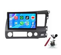 Android 14 Autoradio Satellitare Navigatore per H-onda Civic LHD / RHD (2004-2011) Lettore multimediale touchscreen da 9" con Wireless Carplay GPS Navigazione FM RDS Bluetooth 5G-WiFi SWC DSP,M400s