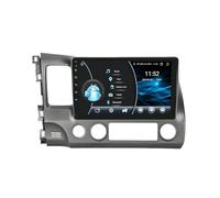 Android 14 Autoradio Stereo 2 din per Honda Civic 8a generazione 2005-2011 touchscreen da 9 pollici Bluetooth navigazione GPS Carplay comandi al volante+telecamera posteriore(M600S 8G+128G)