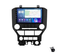 Android 14 Autoradio stereo doppio DIN per F-ORD Mustang 2014-2021 9 pollici GPS navigatore satellitare multimediale lettore video con DSP FM BT Wifi SWC 4G 5G Carplay Plug and Play, M100S