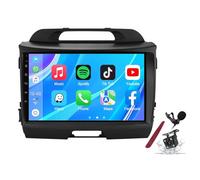 Android 14 Autoradio Stereo per K-IA Sportage (2010-2016) 9" Lettore multimediale Touchscreen con Wireless Carplay GPS Navigazione FM RDS Bluetooth 5G-WiFi SWC DSP,M700s
