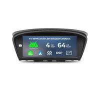 Android 14 Car Radio per BMW 5er E60 & 3er E90, 8.8" IPS QLED Touchscreen, CarPlay, Android Auto, Bluetooth 5.0, 4G & WiFi,CIC Sistema, Octa Core 4GB+64GB