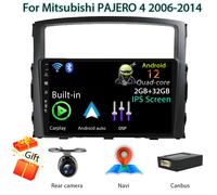 Android 14 Car Stereo Autoradio Carplay GPS Navi Per Mitsubishi PAJERO 2006-2014