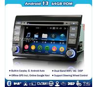 Android 14 Carplay Autoradio FM Carplay Bluetooth 5.0 DSP DVD DVR per Fiat Bravo