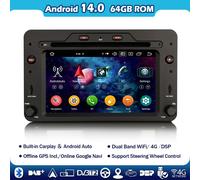 Android 14 Carplay Autoradio Navigatore Alfa Romeo 159 Spider Brera Sportwagon
