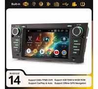 Android 14 DAB+ Autoradio Navi CarPlay 64GB USB OBD2 BMW 3ER E90 E91 E92 E93 M3