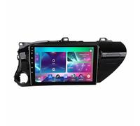 Android 14 Doppio Din 10 Zoll Auto Radio Touch Display con Telecamera Posteriore Comandi al volante Bluetooth GPS Car Play senza fili per Toyota Hilux 2015-2020(LHD,Q300(6+128G))