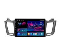 Android 14 Doppio Din Car Stereo per Toyota RAV4 2012-2018, 10 pollici Touch Screen Navigazione Ricevitore con Bluetooth, Telecamera Backup, MIC, SWC, RDS - Migliorata esperienza audio nel cruscotto