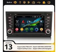 Android 14 Navi DAB+ Autoradio per AUDI A4 S4 RS4 B7 B9 RNS-E SEAT EXEO CarPlay