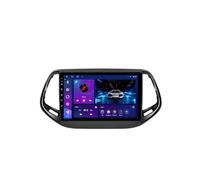 Android 15 2 DIN Radio automatica 10 Pollice Auto Touch Screen per Jeep Compass 2017-2019 con Telecamera Posteriore/Carplay/BT/FM/GPS/USB/WIFI/Controllo del volante/Audio auto(EP40 4+32G)
