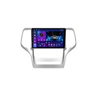Android 15 2 DIN Radio automatica 10 Pollice Auto Touch Screen per Jeep Grand Cherokee 2008-2013 con Telecamera Posteriore/Carplay/BT/FM/GPS/USB/WIFI/Controllo del volante/Audio auto(EP40 4+32G)