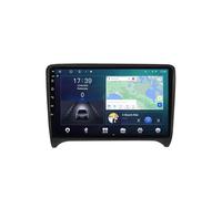 Android 15 2 DIN Radio automatica 9 Pollice Auto Touch Screen per Audi TT MK2 8J 2006-2014 con Telecamera Posteriore/Carplay/BT/FM/GPS/USB/4G WIFI/Controllo del volante/Audio auto(RS60 4+64G)