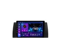 Android 15 2 DIN Radio automatica 9 Pollice Auto Touch Screen per BMW 5 E39 E53 X5 M5 1995-2003 con Telecamera Posteriore/Carplay/BT/FM/GPS/USB/WIFI/Controllo del volante/Audio auto(EP20 2+64G)