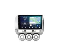 Android 15 2 DIN Radio automatica 9 Pollice Auto Touch Screen per Honda Jazz 1 GD 2001-2008 con Telecamera Posteriore/Carplay/BT/FM/GPS/USB/4G WIFI/Controllo del volante/Audio auto(RS50 4+32G)