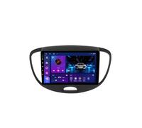 Android 15 2 DIN Radio automatica 9 Pollice Auto Touch Screen per Hyundai Grand i10 2008-2012 con Telecamera Posteriore/Carplay/BT/FM/GPS/USB/4G WIFI/Controllo del volante/Audio auto(EP80 8+256G)