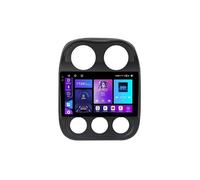 Android 15 2 DIN Radio automatica 9 Pollice Auto Touch Screen per Jeep Compass Patriot 2010-2016 con Telecamera Posteriore/Carplay/BT/FM RDS/GPS/SWC/4G WIFI/Audio auto(BS60 4+64G)