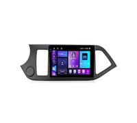 Android 15 2 DIN Radio automatica 9 Pollice Auto Touch Screen per Kia PICANTO Morning 2011-2016 con Telecamera Posteriore/Carplay/BT/FM RDS/GPS/SWC/4G WIFI/Audio auto(BS90 8+256G)