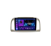 Android 15 2 DIN Radio automatica 9 Pollice Auto Touch Screen per Nissan March Micra K12 2002-2010 con Telecamera Posteriore/Carplay/BT/FM/GPS/USB/WIFI/Controllo del volante/Audio auto(EP40 4+32G)