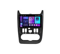 Android 15 2 DIN Radio automatica 9 Pollice Auto Touch Screen per Renault Logan Sandero 2009-2015 con Telecamera Posteriore/Carplay/BT/FM RDS/GPS/SWC/4G WIFI/Audio auto(BS70 6+128G)