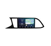 Android 15 2 DIN Radio automatica 9 Pollice Auto Touch Screen per Seat Leon 3 2012-2020 con Telecamera Posteriore/Carplay/BT/FM/GPS/USB/4G WIFI/Controllo del volante/Audio auto(RS90 8+256G)