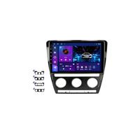 Android 15 2 DIN Radio automatica 9 Pollice Auto Touch Screen per Skoda Octavia 2 A5 2004-2013 con Telecamera Posteriore/Carplay/BT/FM/GPS/USB/WIFI/Controllo del volante/Audio auto(EP80 8+256G)