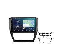 Android 15 2 DIN Radio automatica 9 Pollice Auto Touch Screen per VW Sagitar Jetta 6 Bora 2011-2018 con Telecamera Posteriore/Carplay/BT/FM/GPS/WIFI/Controllo del volante/Audio auto(RS50 4+32G)