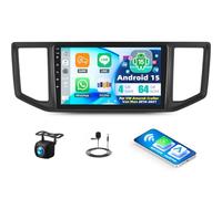 Android 15 4+64G Autoradio per VW Amarok Crafter Van Man 2016-2021, Touch Screen 10 Pollici con CarPlay Wireless, Android Auto Mirror Link, WiFi, Bluetooth, GPS, FM, RDS, DSP, SWC, telecamera