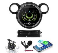 Android 15 Auto Radio Navi per Mini Cooper R56 R60 2007-2014 9" schermo lettore multimediale con navigazione GPS senza fili Carplay HIFI FM 5G-WiFi SWC DSP MIC fotocamera,8g+128g