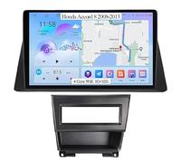 Android 15 Autoradio 10 Pollice GPS Navigation per Honda Accord 8 2008-2013 Dvd Player Radio Collega e USA Supporto Dab/Controllo del Volante/Bluetooth/Carplay,4 Core WiFi 2G+32G