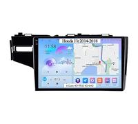 Android 15 Autoradio 10 Pollice GPS Navigation per Honda Fit LHD 2014-2018 Dvd Player Radio Collega e USA Supporto Dab/Controllo del Volante/Bluetooth/Carplay,8 Core 4G+WiFi 4G+64G