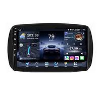 Android 15 Autoradio 2 Din 9 Pollici per Benz Smart Fortwo 453 2014-2020 con Navi Carplay Android Auto WiFi Bluetooth FM/RDS SWC(8core(4G+32G))