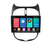 Android 15 Autoradio 2 Din 9 Pollici per Peugeot 206 2004-2008 con Navi Carplay Android Auto WiFi Bluetooth FM/RDS SWC(8core(6G+128G))