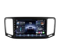 Android 15 Autoradio 2 Din 9 Pollici per Seat Alhambra 2010-2022 con Navi Carplay Android Auto WiFi Bluetooth FM/RDS SWC(4core (2G+32G))