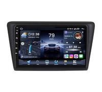 Android 15 Autoradio 2 Din 9 Pollici per VW Skoda Rapid 2013-2019 con Navi Carplay Android Auto WiFi Bluetooth FM/RDS SWC(8core(4G+32G))