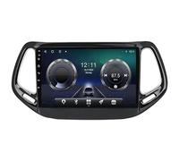 Android 15 Autoradio 2 Din Navigazione GPS 9 Pollici Multimediale Touch Screen Per Jeep Compass 2016-2018 Tethering Internet Chiamate in Vivavoce SWC Car Stereo(HM611 8 Core 4G+Wifi 8+256GB)