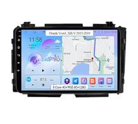 Android 15 Autoradio 9 Pollice GPS Navigation per Honda Vezel, XR-V 2015-2019 Dvd Player Radio Collega e USA Supporto Dab/Controllo del Volante/Bluetooth/Carplay,8 Core 4G+WiFi 8G+128G