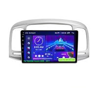Android 15 Autoradio 9 Pollice GPS Navigation per Hyundai Accent 2006-2011 Dvd Player Radio Collega e USA Supporto Dab/Controllo del Volante/Bluetooth/Carplay,8 Core 4G+WiFi 8G+128G