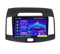 Android 15 Autoradio 9 Pollice GPS Navigation per Hyundai Elantra 2008-2010 Dvd Player Radio Collega e USA Supporto Dab/Controllo del Volante/Bluetooth/Carplay,8 Core 4G+WiFi 12G+256G